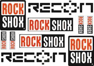 RockShox Logo - Rock Shox Recon Bicycle Forks Decals Stickers Graphic Set Vinyl Logo ...
