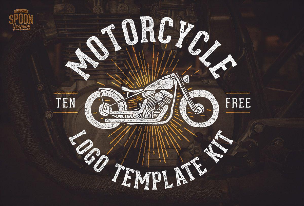 Biker Motorcycle Logo - Free Motorcycle Vector Graphics & Logo Template Kit