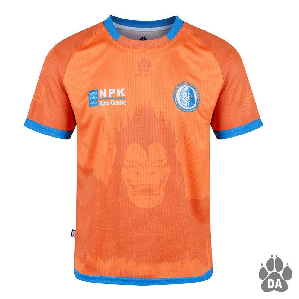 Blue Orange T-Shirts With Logo - Different Animal Team Connor Lynes Tee Shirt