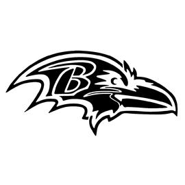 Black and White Ravens Logo - Baltimore Ravens Vs Pittsburgh Steelers Discount NFL Tickets October