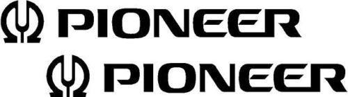 Pioneer Logo - For 2 x Pioneer Logo Sticker Grafik, Aufkleber Farben Auswahl Various