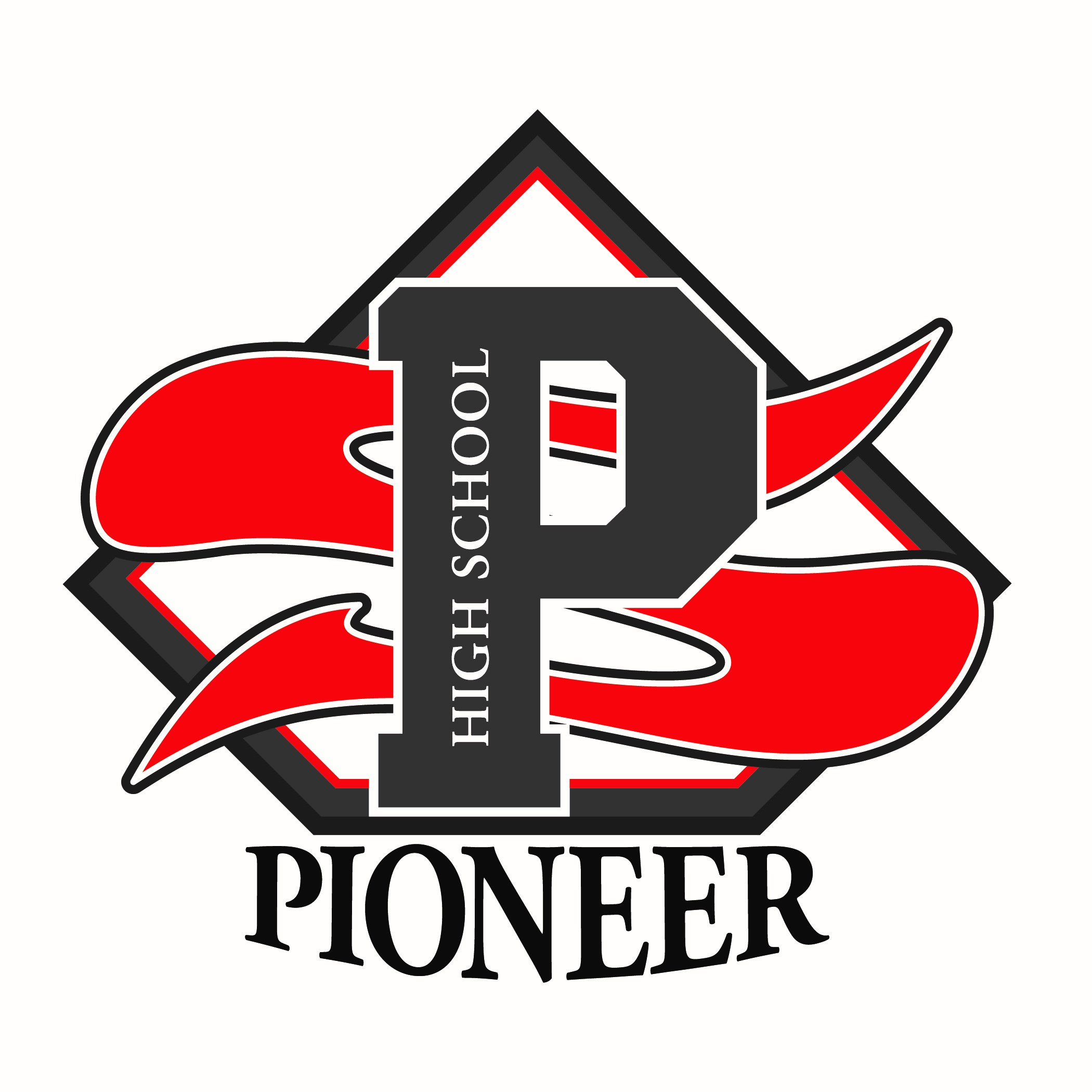 Pioneer Logo - Sharyland Pioneer High School Official Logo and Stadium Logo ...