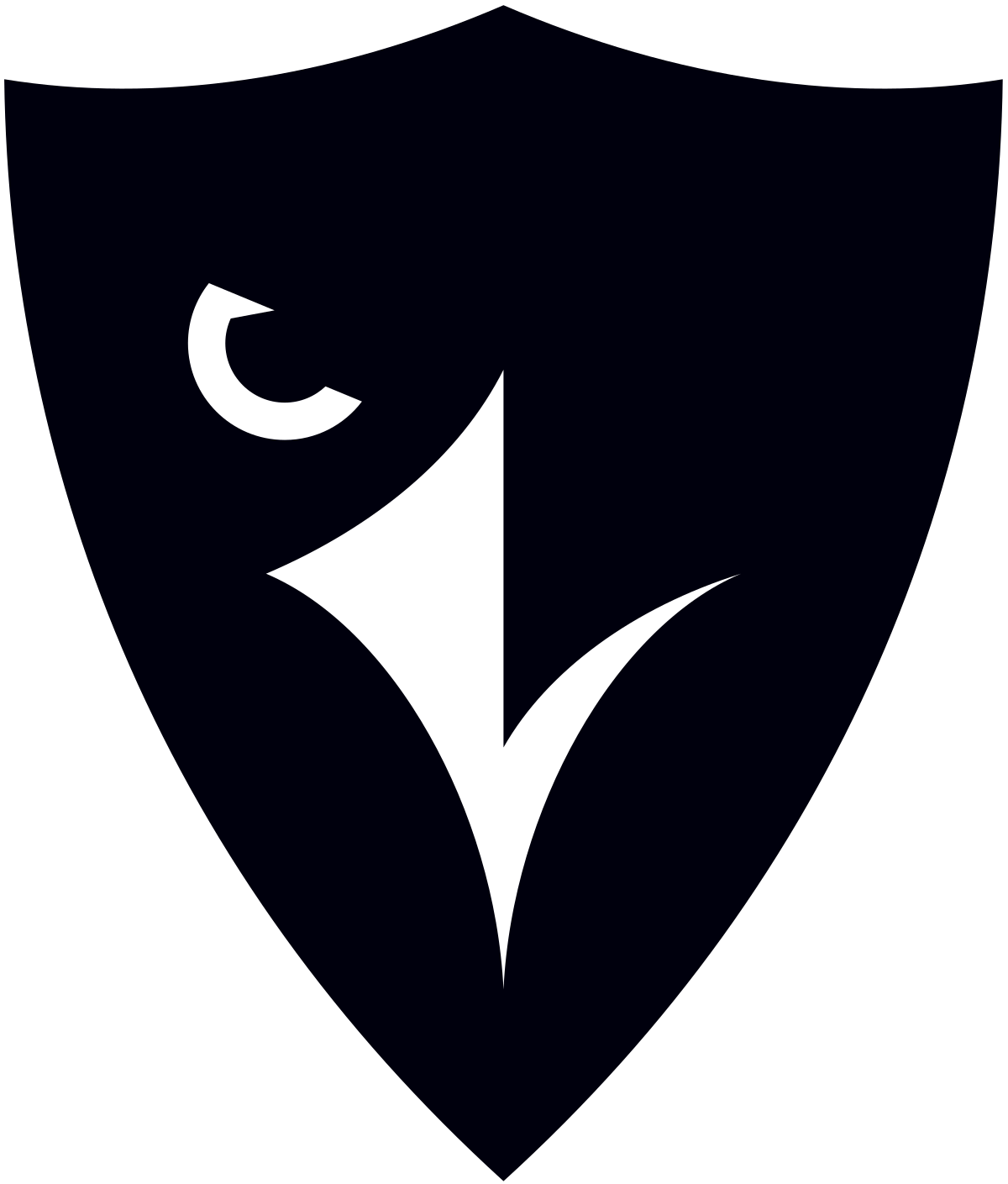 Black and White Ravens Logo - Carleton Ravens