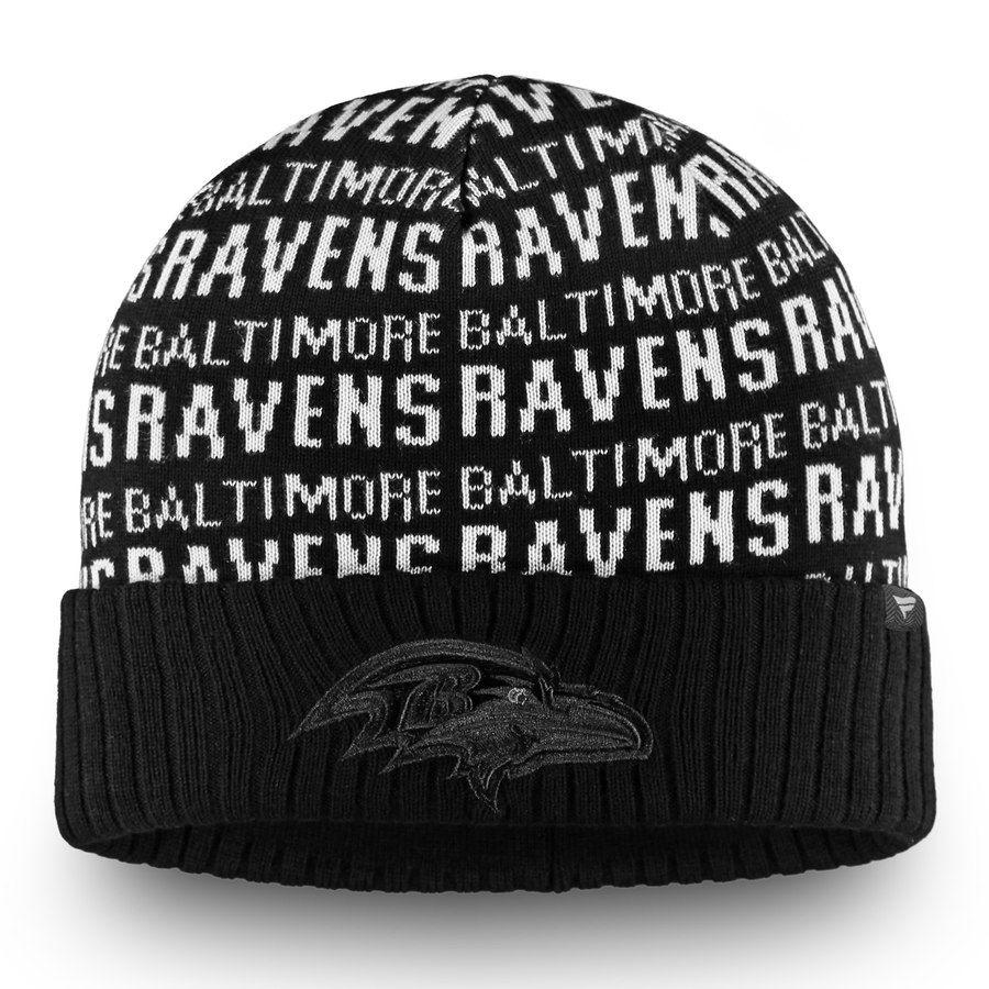 Black and White Ravens Logo - Men's NFL Pro Line by Fanatics Branded Black Baltimore Ravens ...