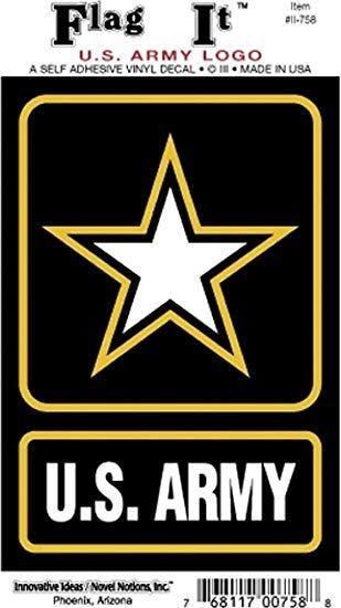 Army Strong Logo - Amazon.com: U.S. Army Strong Star Logo Car Decal Sticker [3.5x5in ...
