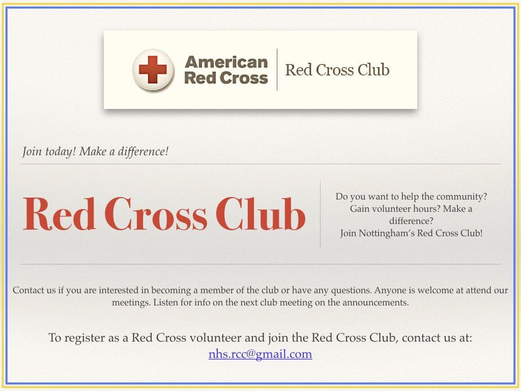 Red Cross Club Logo - Red Cross Club High School. Hamilton, NJ