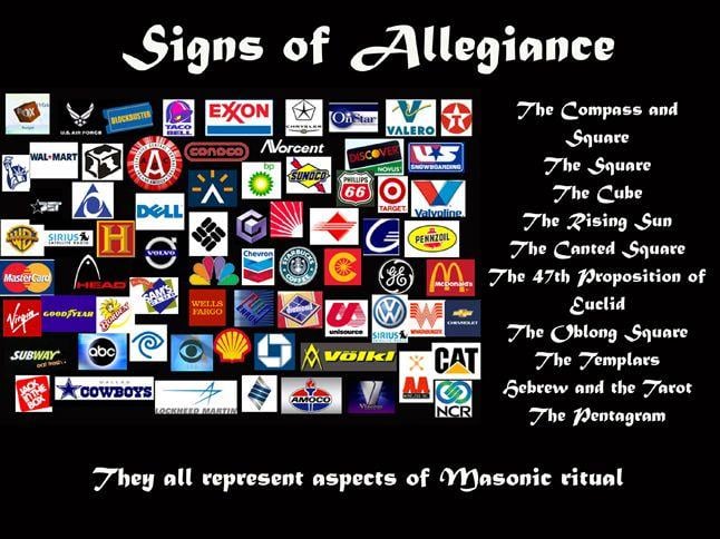 Illuminati Symbols in Corporate Logo - Illuminati Symbols