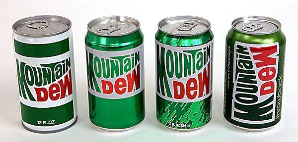 Mtn Dew Can Logo - Mountain Dew's Second Logo | Mtn Dew Kid