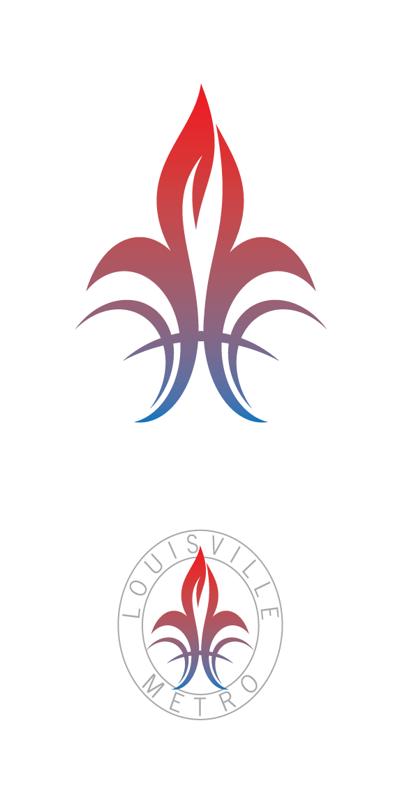 City of Louisville Logo - Fleur-de-lis logo concept for the city of Louisville KY designed by ...