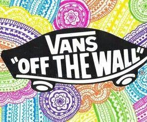 Colorful Vans Logo - image about vans wallpaper