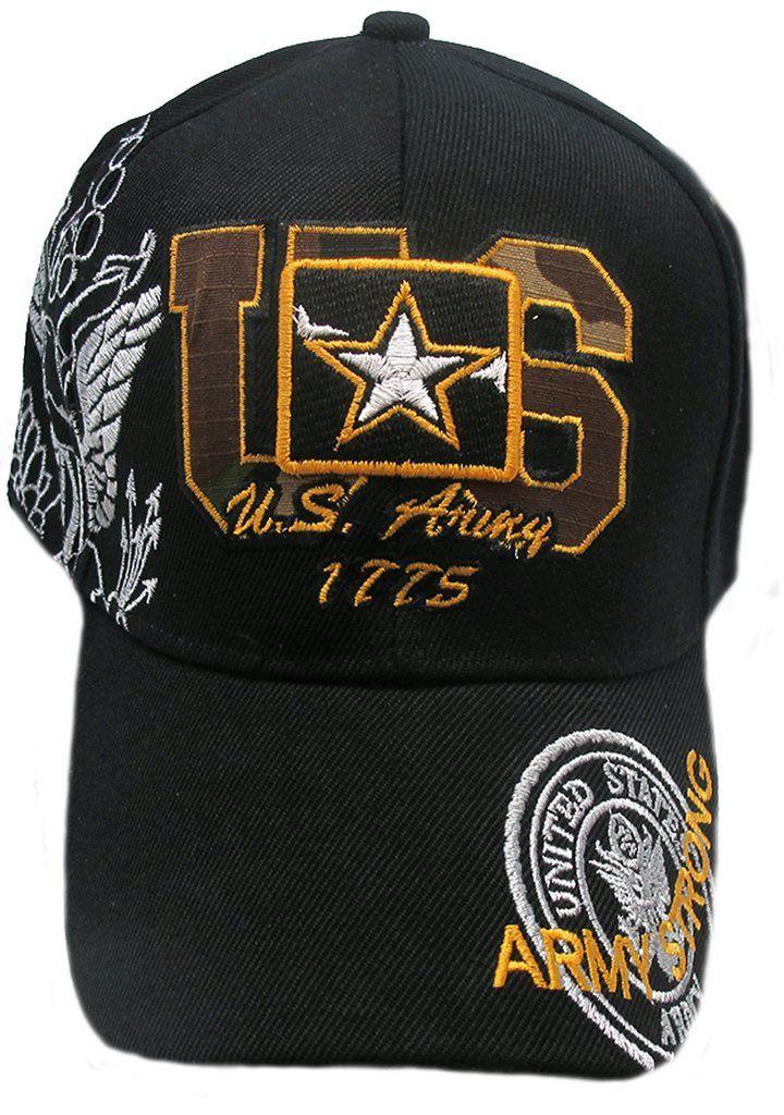 Army Strong Logo - U.S. Army Hat Black Army Strong Logo 1775 Baseball Cap Military
