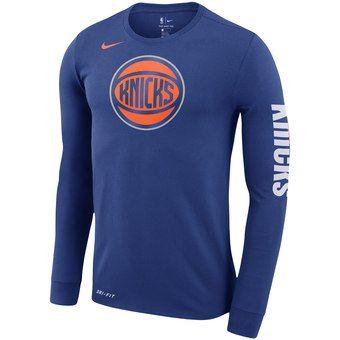 Blue Orange T-Shirts With Logo - New York Knicks T-Shirt, Knicks T-Shirts, Player Shirts, Long ...
