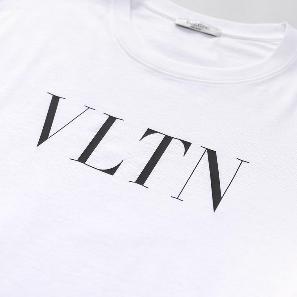 Valentino Logo - VALENTINO LOGO PRINT T-SHIRT WHITE/BLACK – Mr Trendz