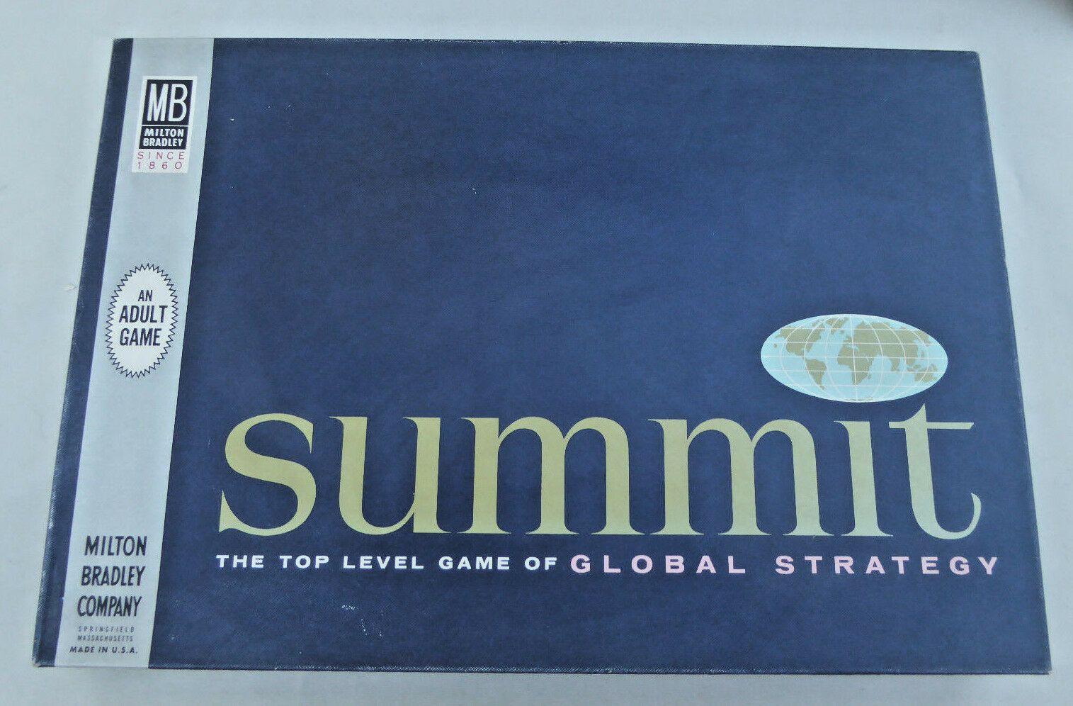 Milton Bradley Logo - Vintage 1961 Summit Global Strategy Board Game #4100 by Milton ...
