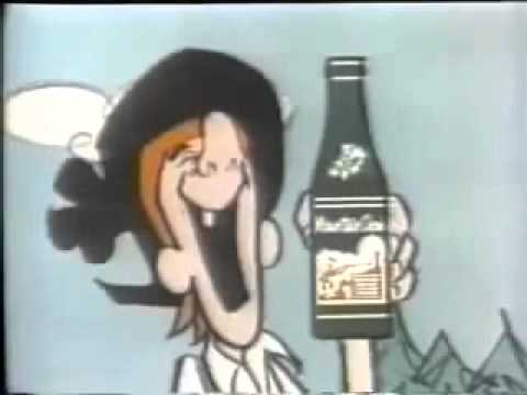 Old Mountain Dew Logo - Very First Mountain Dew Commercial - 1966 - Color Version! - YouTube