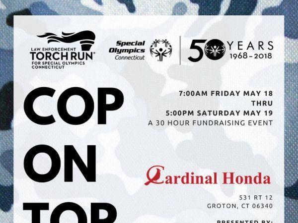 Cardinal Honda Logo - May 18. Cop On Top To Benefit Special Olympics Connecticut. Groton