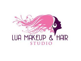 Hair and Make Up Logo - Lua Makeup & Hair Studio logo design