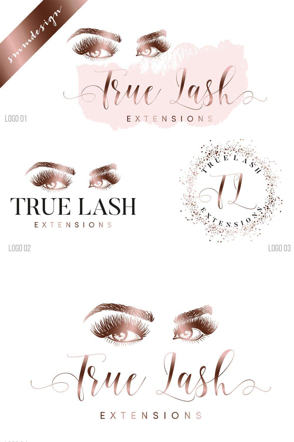 Hair and Make Up Logo - makeup logo design, Custom Logo design, Eyelash logo, Makeup artist