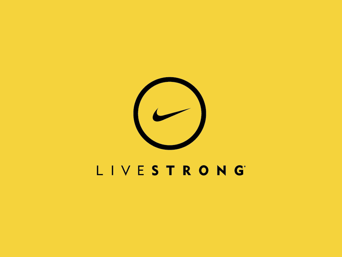 Live STRONG Logo - Nike Livestrong brand identity