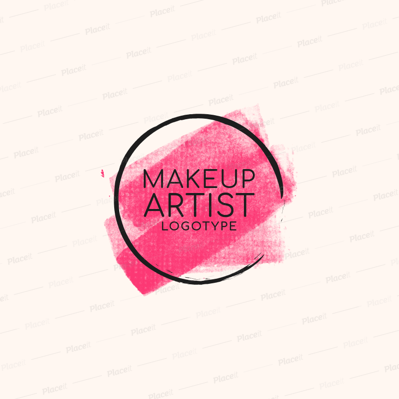 Hair and Make Up Logo - Placeit Logo Template to Create a Makeup Artist Logo