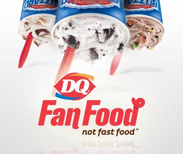 DQ Logo - Dairy Queen. Fan Food not Fast Food™. Treats, Food, Drinks & more