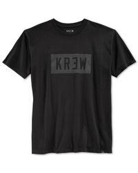 KR3W Logo - Lyst - KR3W Locker Box Graphic-print Logo T-shirt in Black for Men