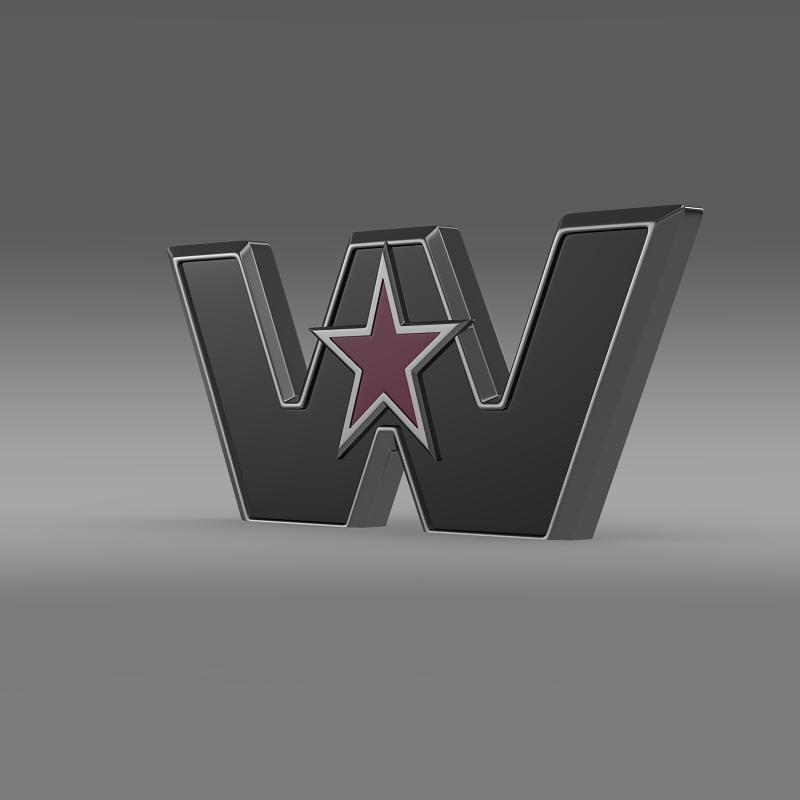 Western Star Car Logo - 3D Western Star Logo | CGTrader