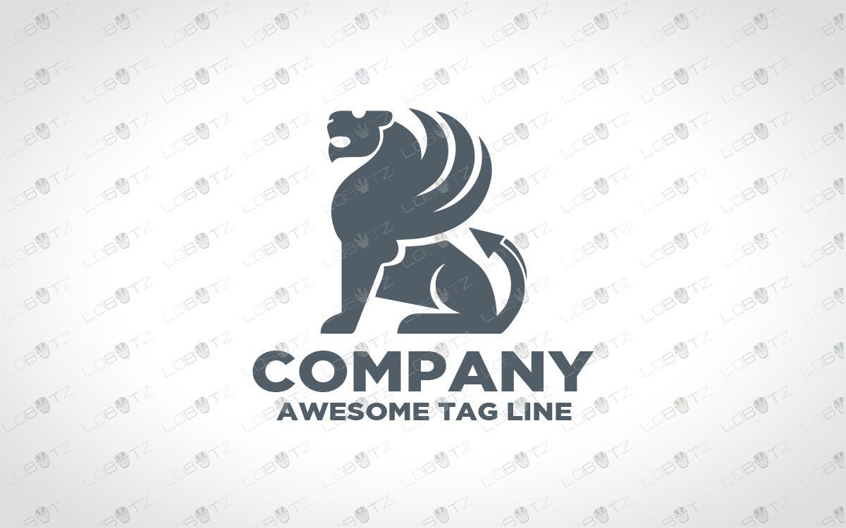 Lion with Wings Logo - Lion With Wings Logo For Sale | Winged Lion Logo - Lobotz