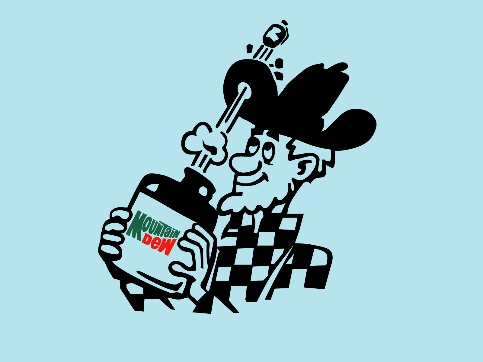 Vintage Mountain Dew Logo LogoDix