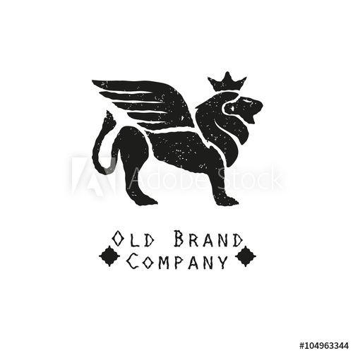 Lion with Wings Logo - Lion with wings logo. Business sign, identity for restaurant ...