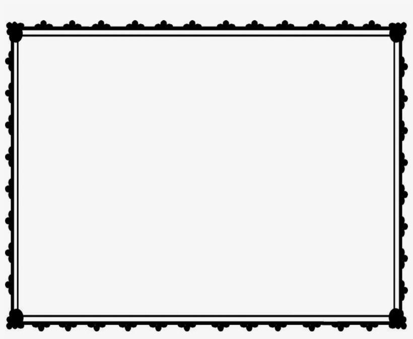 Black and White Certificate Logo - Download Borders Clipart Black And White - Certificate Border Black ...