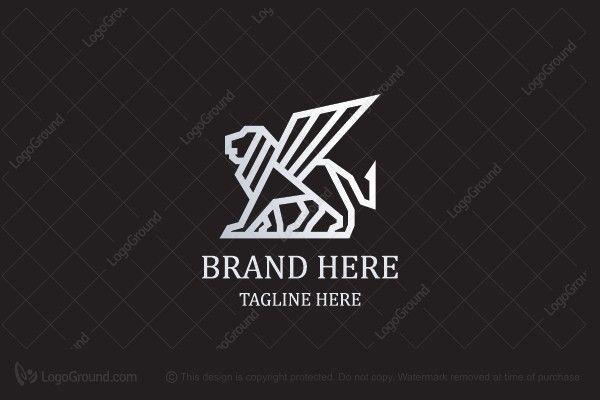 Lion with Wings Logo - Exclusive Logo 82881, Lion Wings Logo | LOGOS FOR SALE | Pinterest ...
