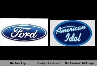 Funny Ford Logo - The Ford Logo Totally Looks Like The American Idol Logo