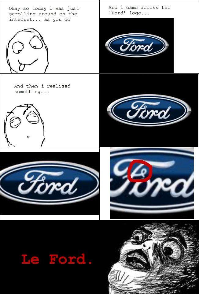 Funny Ford Logo - Okay so today i was just scrolling around on the internet... as you ...