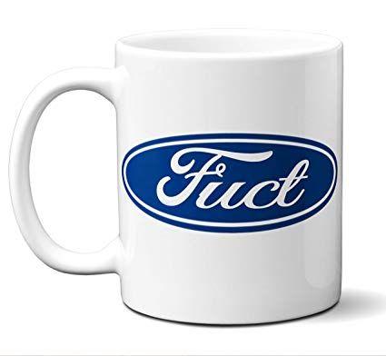 Funny Ford Logo - Amazon.com: Fords Suck Mug - Fuct Funny Ford Hater Chevy Lover Gift ...