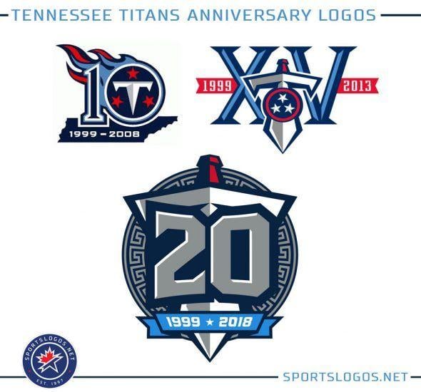 20th Logo - Tennessee Titans Unveil 20th Season Logo | Chris Creamer's ...