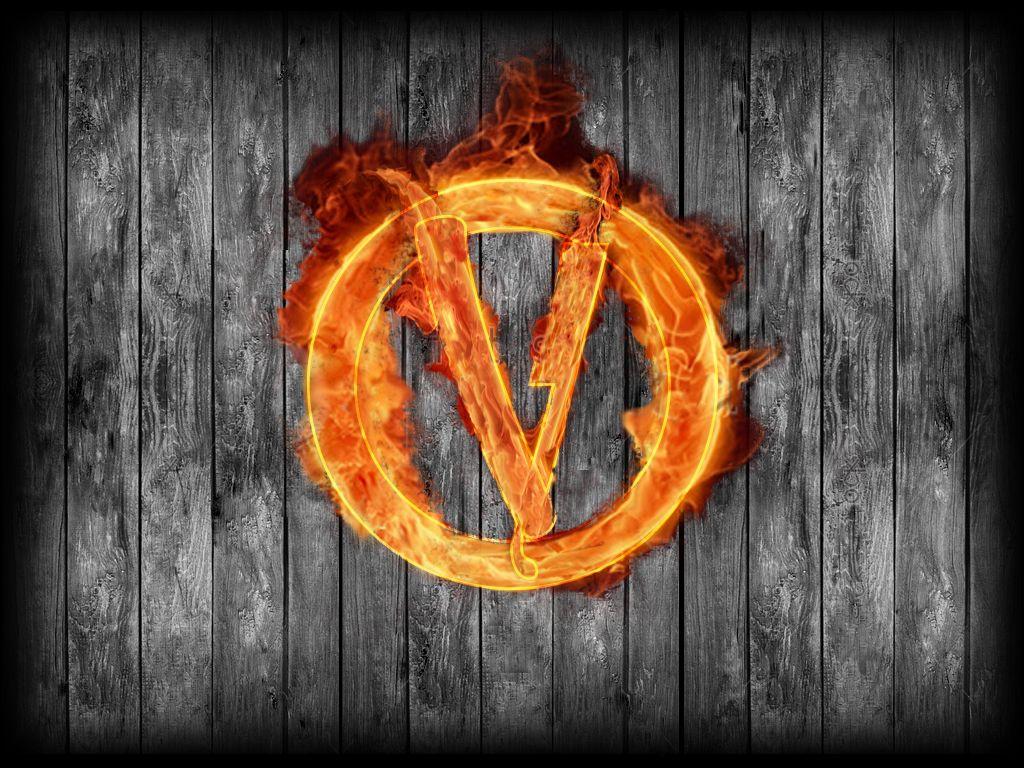 Fire V Logo - Vendetta Brewing