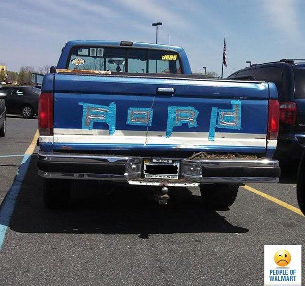 Funny Ford Logo - People Of Walmart - Page 742 of 2590 - Funny Pictures of People ...