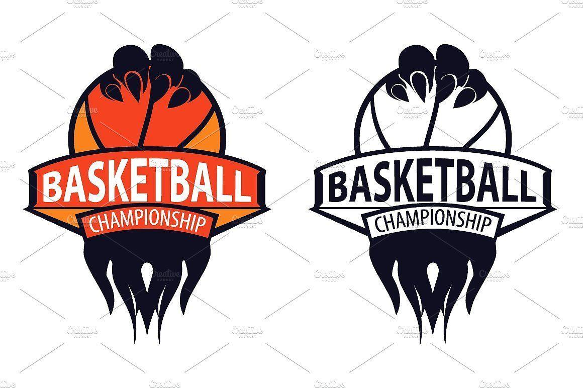 Great Basketball Logo - Great set of basketball logo,emblems #options#Product#white#color ...