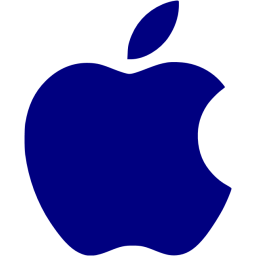 Navy Blue Logo - Navy blue apple icon - Free navy blue site logo icons