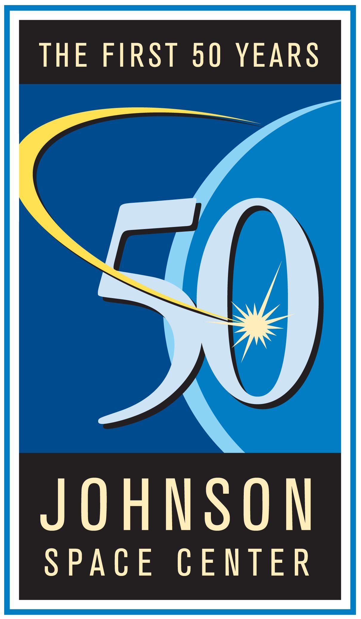 NASA JSC Logo - NASA Space Center 50th Anniversary. 2011