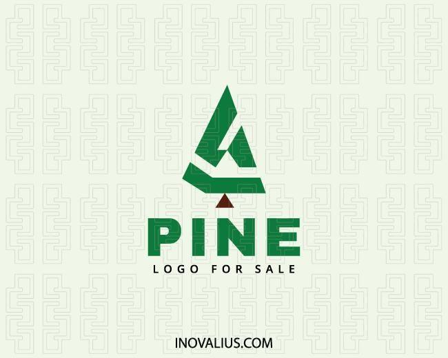 Green Brown Logo - Pine Logo For Sale | Inovalius