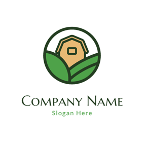Green Brown Logo - Free Farm Logo Designs | DesignEvo Logo Maker