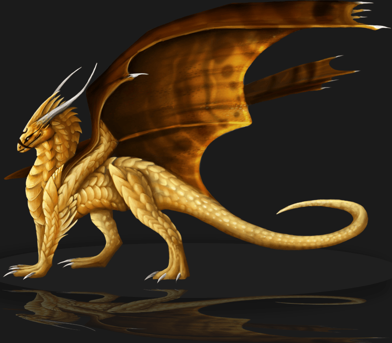 Cool Gold Dragon Logo - Awesome Purple Dragons | Cool Gold Dragons Gold dragon by zenida ...