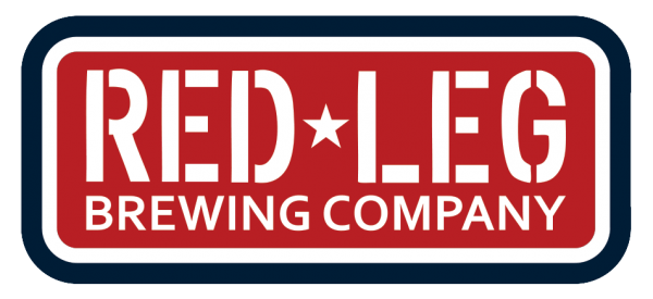 Red Rectangle Company Logo - Home Leg Brewing Company