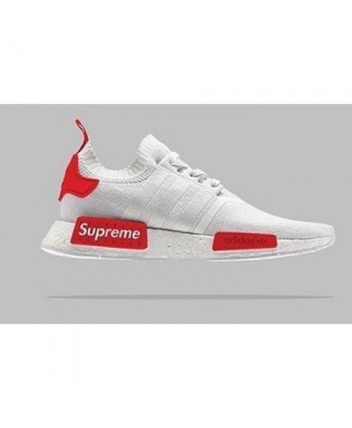 Supreme Adidas Logo - Mens/Womens Originals Supreme adidas NMD R1 PK White Red