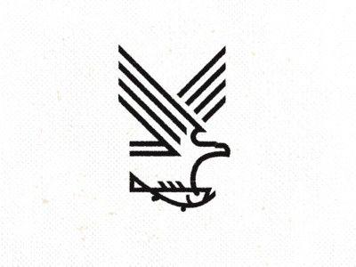 Fishing Eagle Logo - Best Fishing Tackle Concept Direction Icon image on Designspiration
