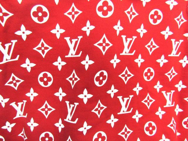 Red LV Logo - BRANDOFF GINZA: LOUIS VUITTON / LV / SUPREME / parka /SUPREME