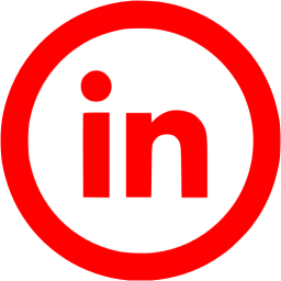 LinkedIn Red Logo - Red linkedin 5 icon - Free red site logo icons