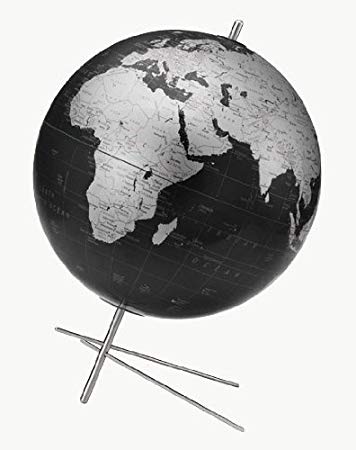 Gray and White Globe Logo - Replogle Globes Mikado Globe, Slate Gray Ocean, 12 Inch